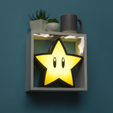Lampara proyectable estrella super mario bros